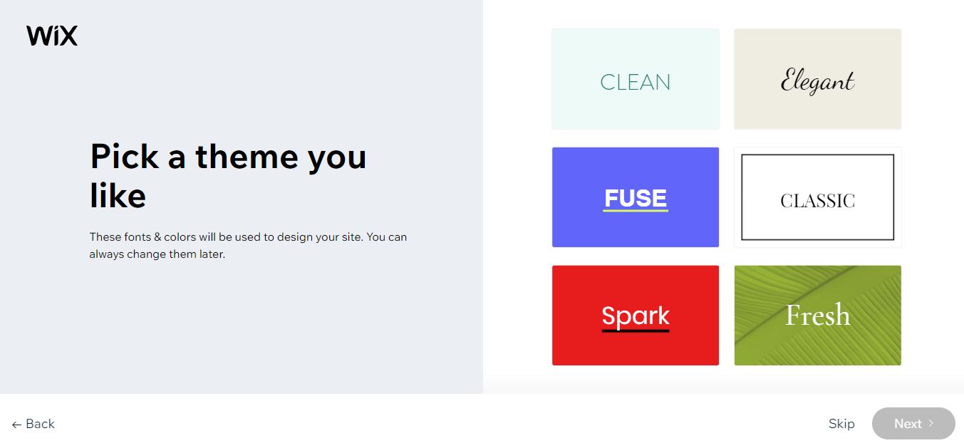 Select design preferences